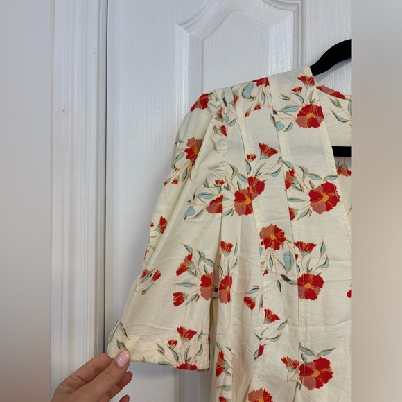 Free people - Sunmer Casual Short Sleeve Floral Print Women's Mini Dress in XL - Picture 4 of 7